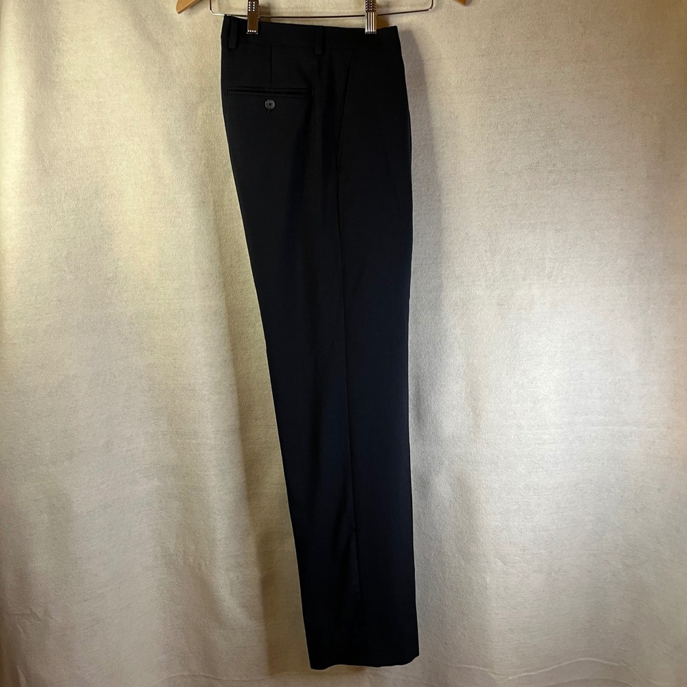 Pronto‎ Uomo Platinum Men's Dress pants 30x32 Navy Blue 100% Wool NWOT